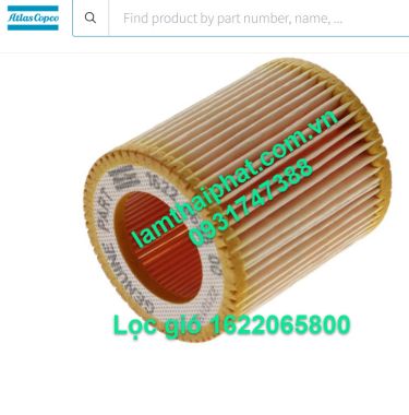 1622065800 Lọc Gió máy nén khí Atlas Copco | 0931747388