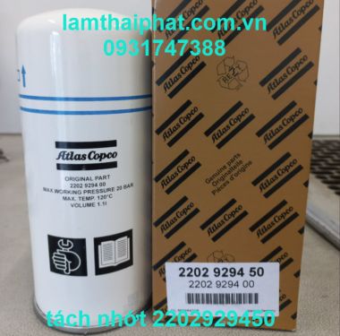 2202929400  2202929450 tách dầu Atlas Copco | 0931747388
