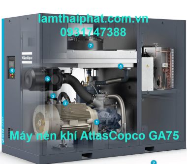 Máy nén khí Atlas Copco GA37, GA45, GA55, GA75 | 0931747388