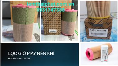 Dầu, Lọc Dầu, Lọc Tách Dầu, Lọc Gió Máy Nén Khí Atlas Copco | 0931747388