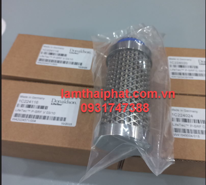 Lọc Vi Sinh P-SRF V Donaldson Thông Hơi Bồn Chứa