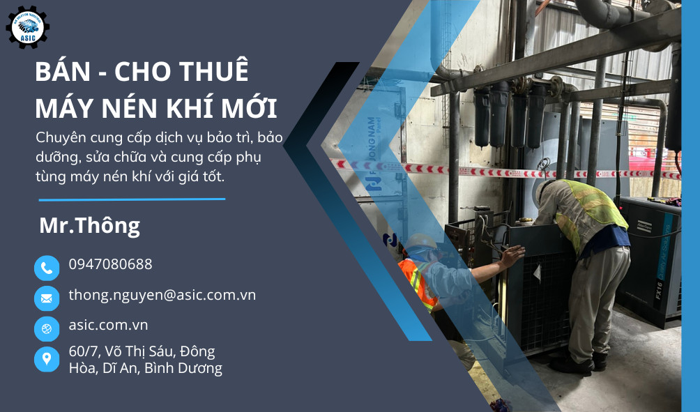 LỢI ÍCH CỦA VIỆC THUÊ MÁY NÉN KHÍ MỚI