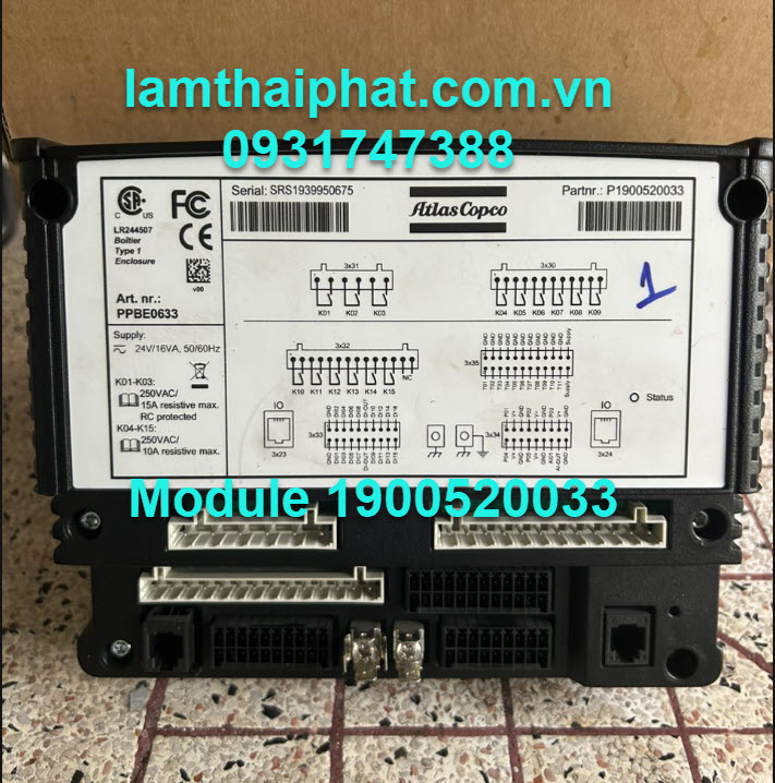 Module mở rộng màn hinh điều khiển Atlas Copco 0931747388