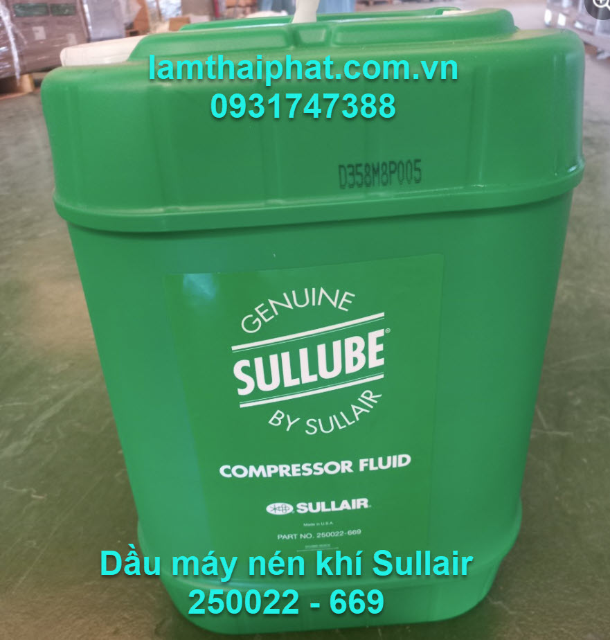 Dầu máy nén khí SULLAIR chính hãng giá tốt 0931747388