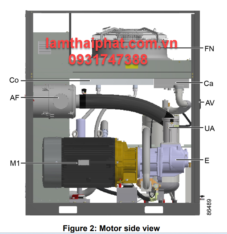 Máy Nén Khí Atlas Copco G75 100HP Chính Hãng | Tiết Kiệm Điện 25% | Lam Thái Phát