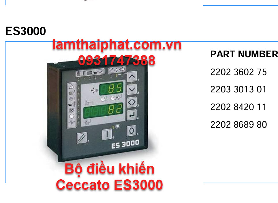 Màn hình điều khiển máy nén khí Ceccato ES300