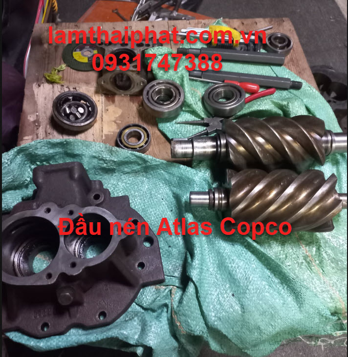 Sửa máy nén khí Atlas Copco tại KCN Sông Mây