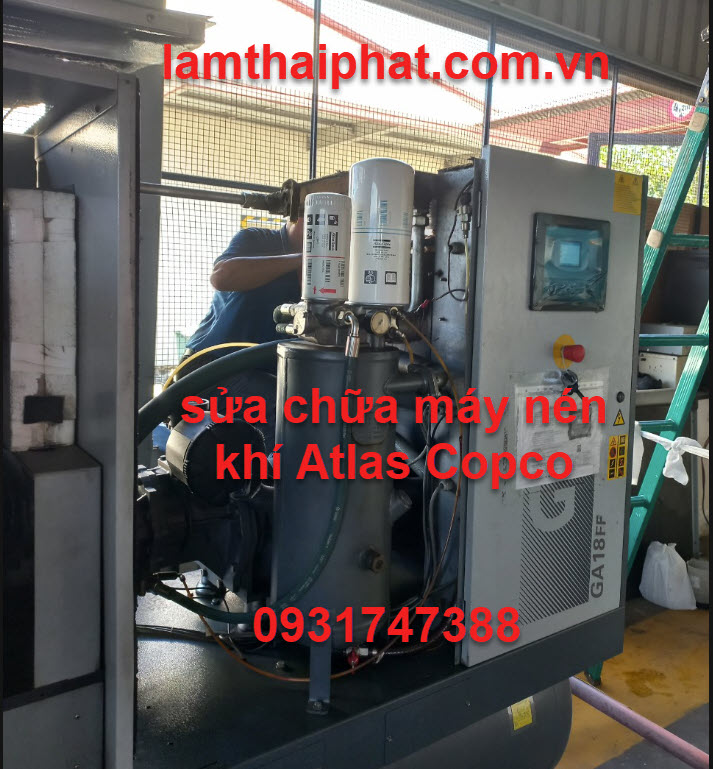 Sửa máy nén khí Atlas Copco tại Đồng Nai