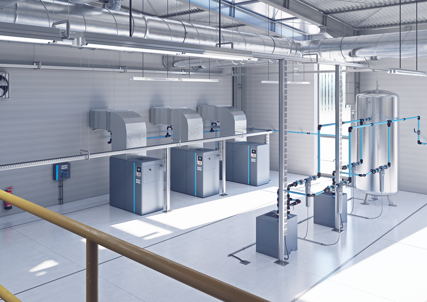 hệ Thống máy nén khí Atlas Copco