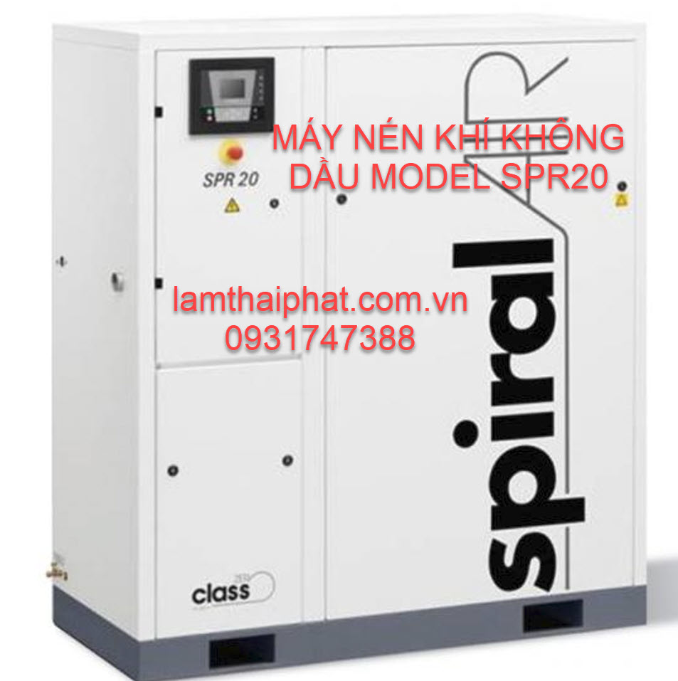 Máy nén khí không dầu_SPIRAL AIR Mode: SPR2 – SPR30