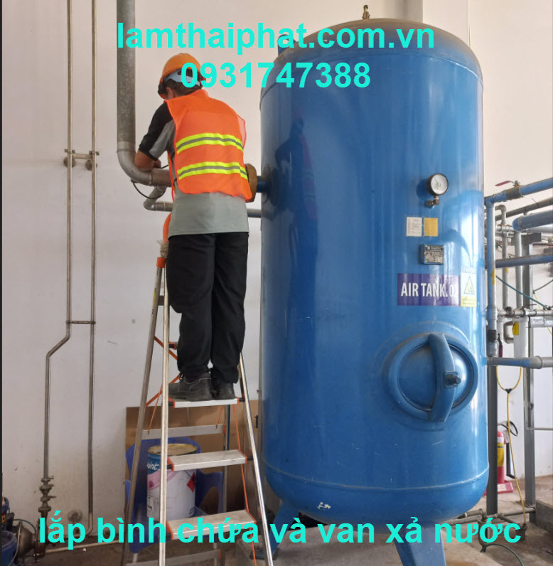 Sửa chữa và lắp đặt máy nén khí trục vít tại Visip II Bình Dương