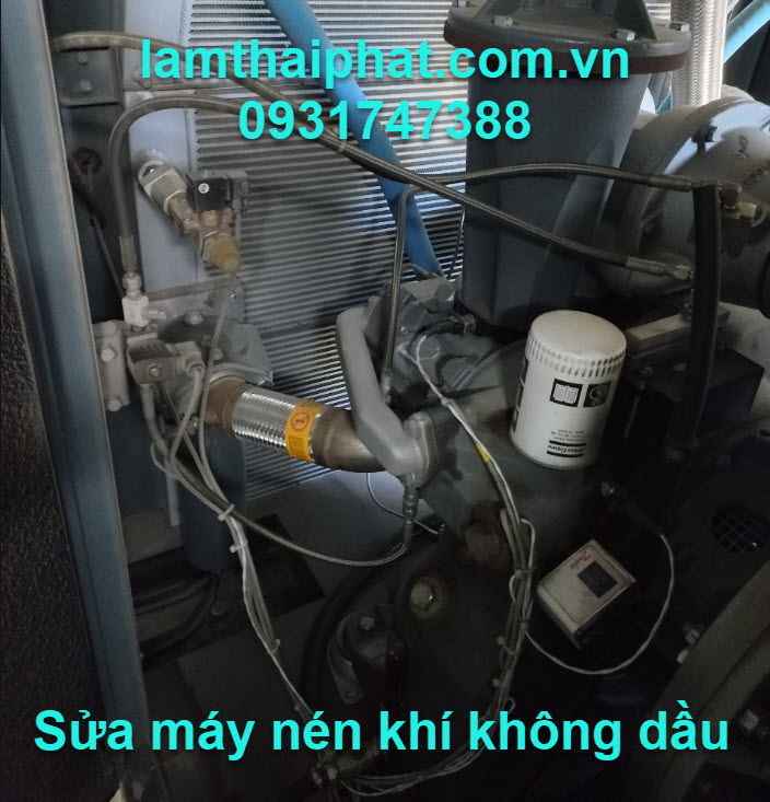 Sửa máy nén khí không dầu tại Đà Nặng