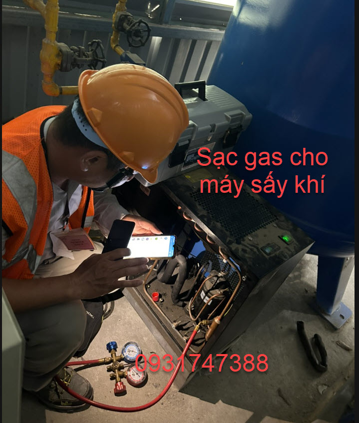 Bảo trì máy sấy khí tại Bình Dương