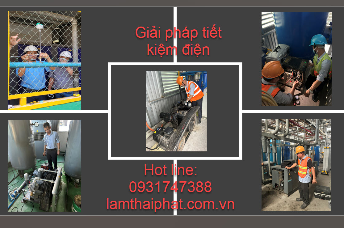 Giải pháp để tiết kiệm điện cho máy nén khí