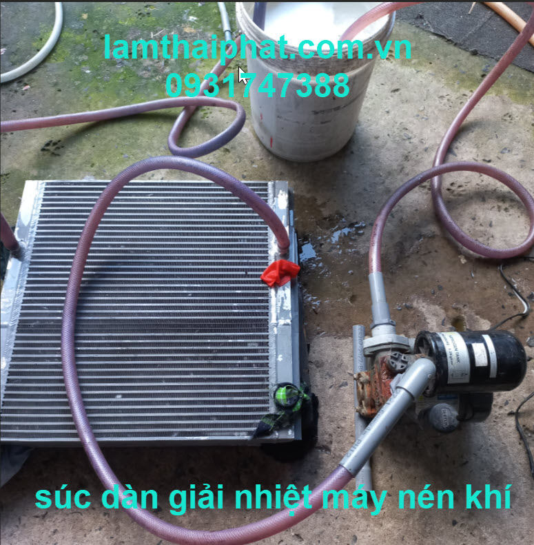 Sửa chữa máy nén khí bị nhiệt độ cao