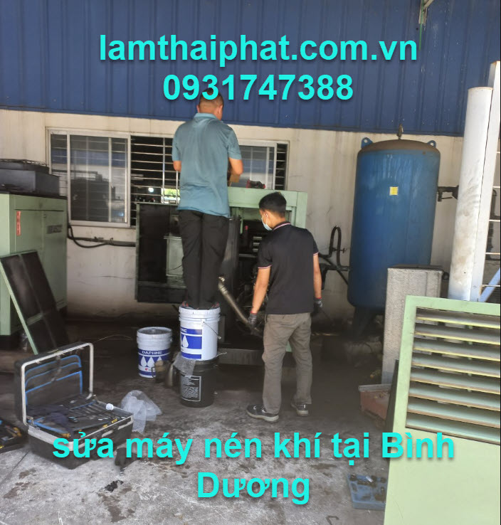 Sửa máy nén khí Sullair tại Bình Dương