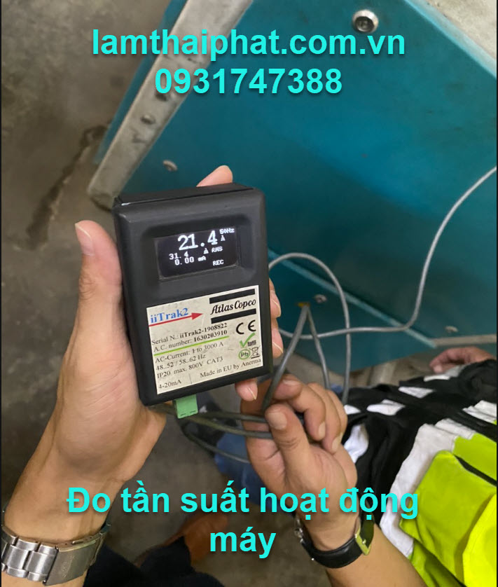 Đo tần suất hoạt động của máy nén khí