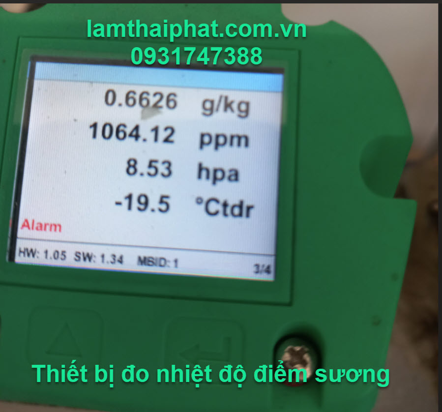 Đo điểm sương khí nén